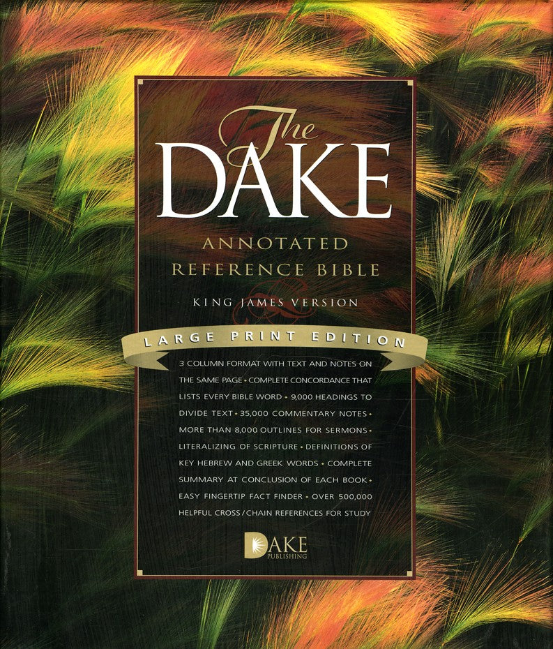 KJV Dake Annotated Reference Bible Large Print