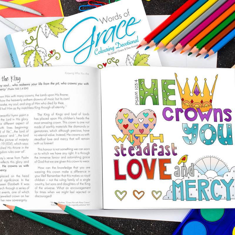 Words of Grace Colouring Devotional