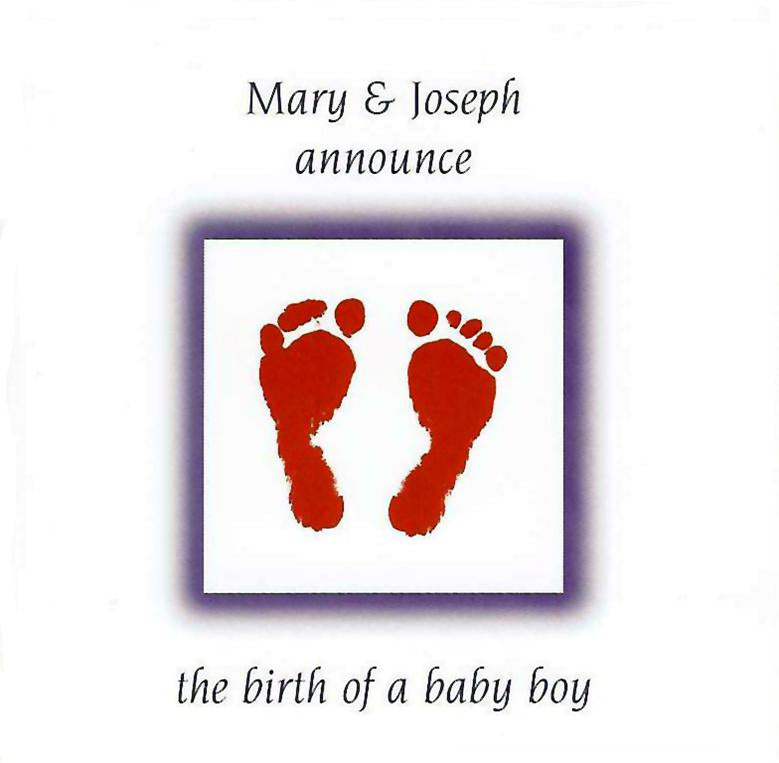 Pack Of 6 (With Envelopes) - Birth Announcement