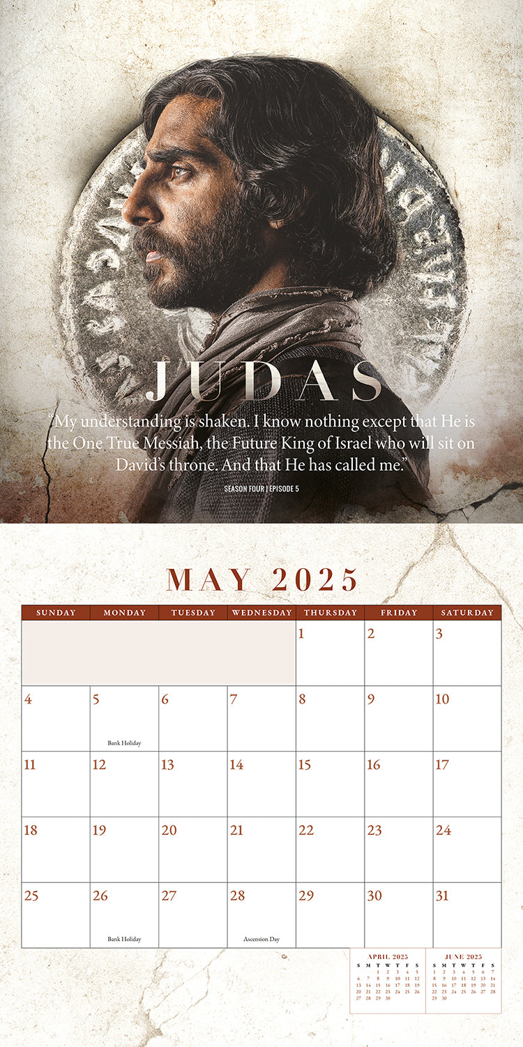 The Chosen 2025 Wall Calendar (UK Edition)