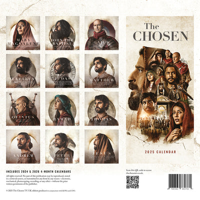 The Chosen 2025 Wall Calendar (UK Edition)