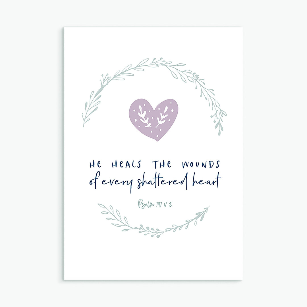 He Heals Greeting Card