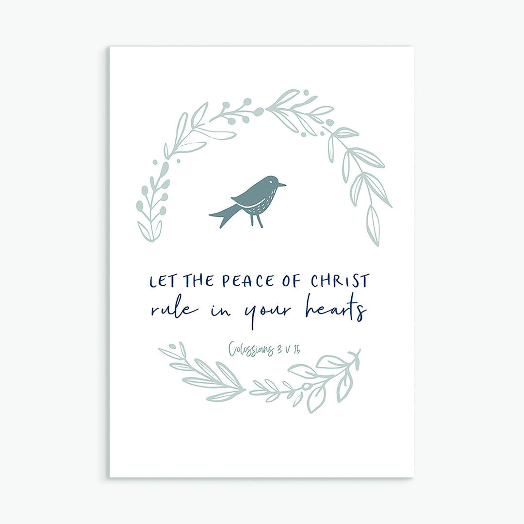 Let the Peace of Christ Greeting Card