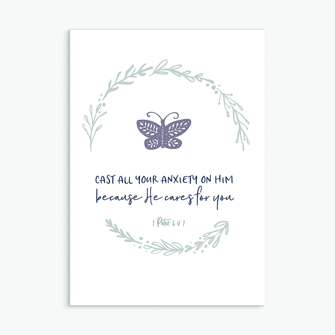 Cast All Your Anxiety on Him Greeting Card