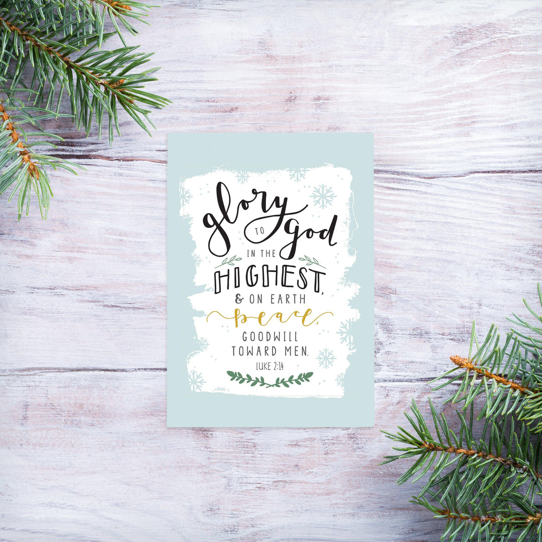 Glory to God Christmas Magnet