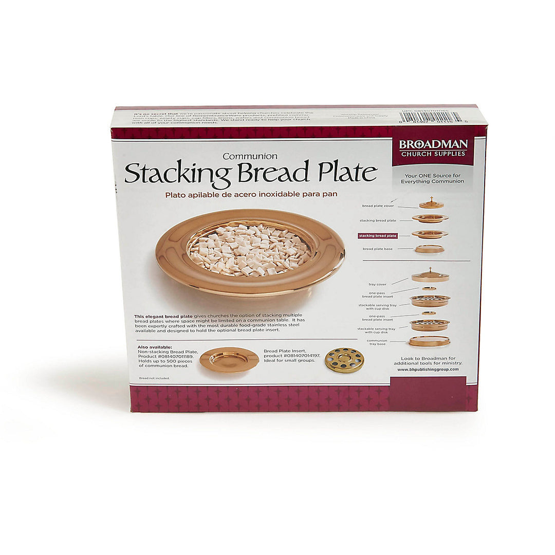 Brass Stacking Bread Plate