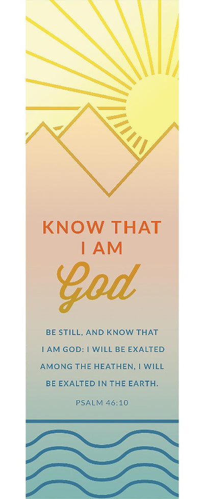 Know That I Am God Bookmark (Pack of 25) - Re-vived