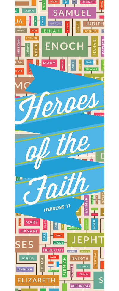 Heroes Of The Faith Bookmark (Pack of 25) - Re-vived