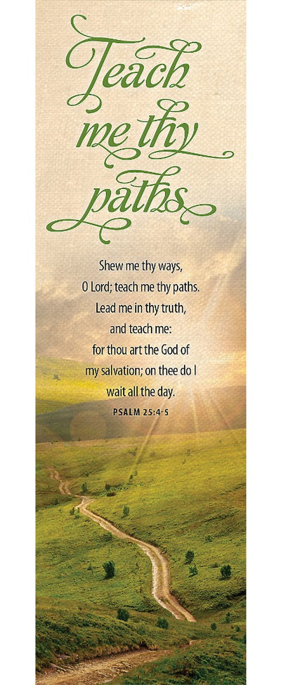 Show Me Thy Ways O Lord Bookmark (Pack of 25) - Re-vived