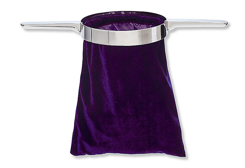 Offering Bag With Handle, Purple - Re-vived