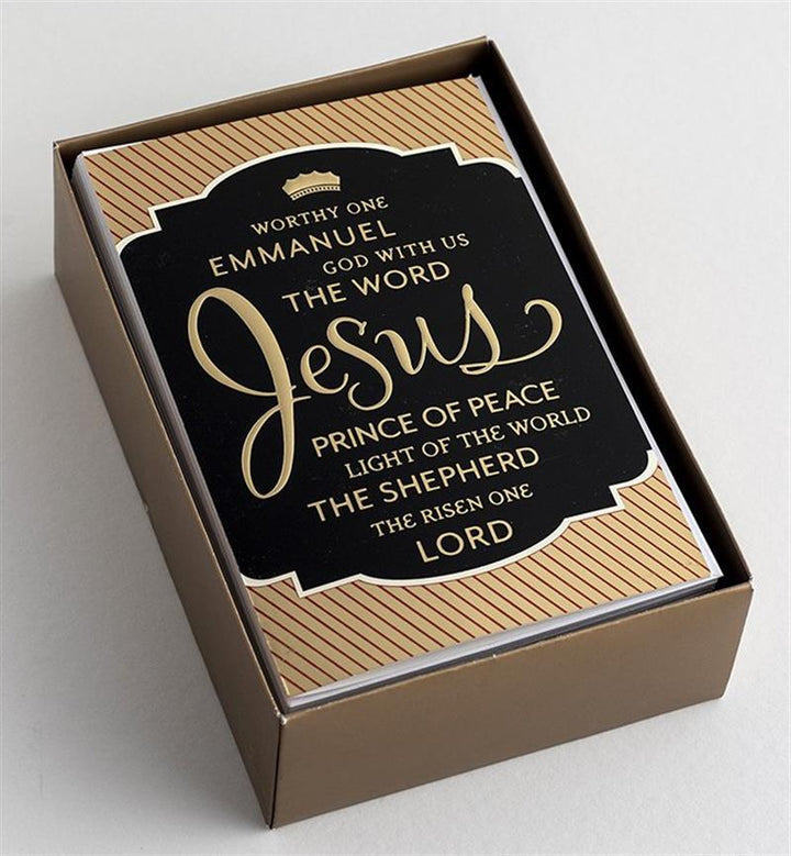 Christmas Boxed Cards: Names of Jesus (pack of 50)