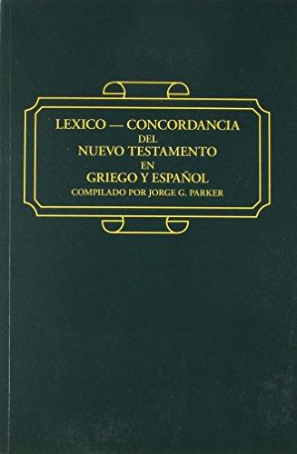 Lexico Concordancia Del Nuevo Testamento En Griego