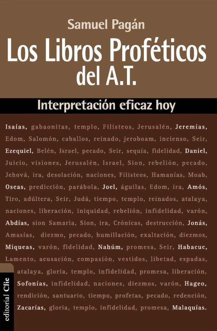 Los libros proféticos del Antiguo Testamento