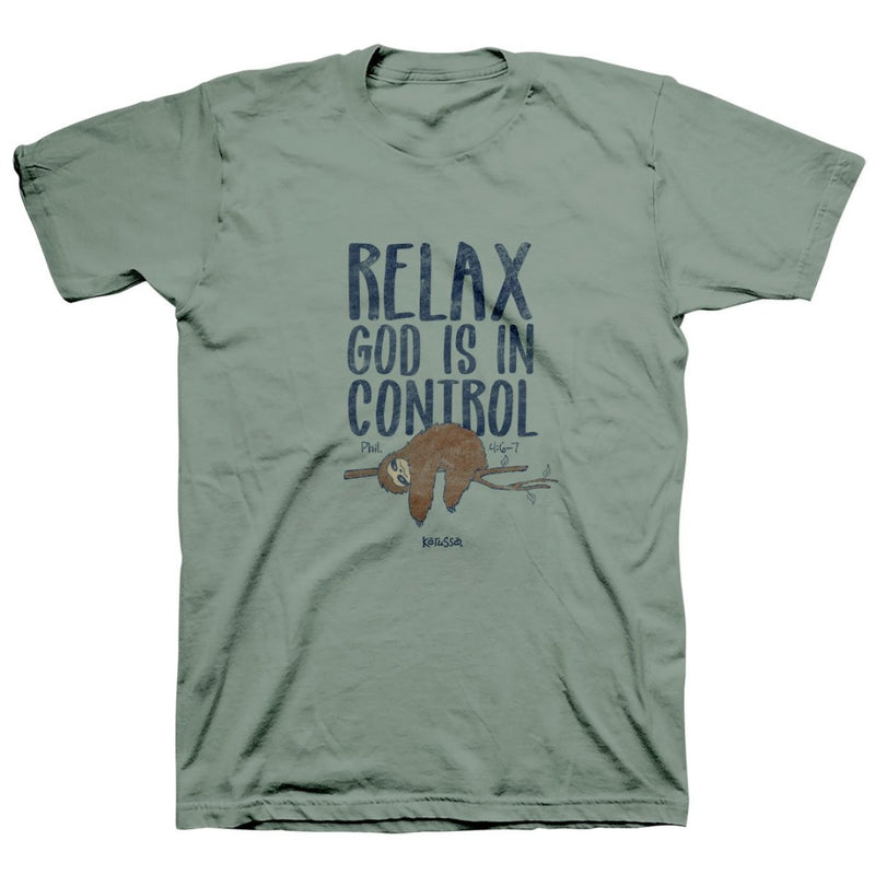 Relax Sloth T-Shirt, Medium - Re-vived