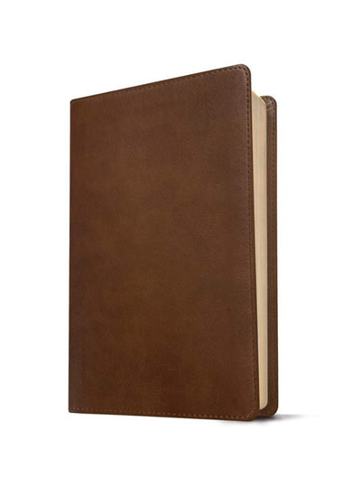 NLT Thinline Reference Bible, Filament Edition, Brown - Re-vived