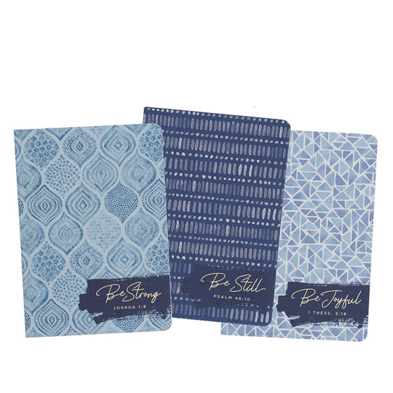 Blue Notebook Set (pack of 3)