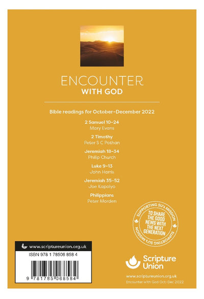 Encounter with God October-December 2022