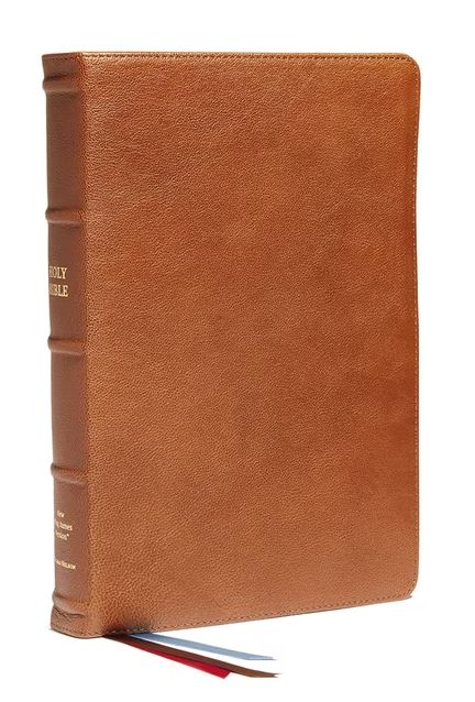 NKJV Reference Bible Personal Size, Premium Goatskin Leather