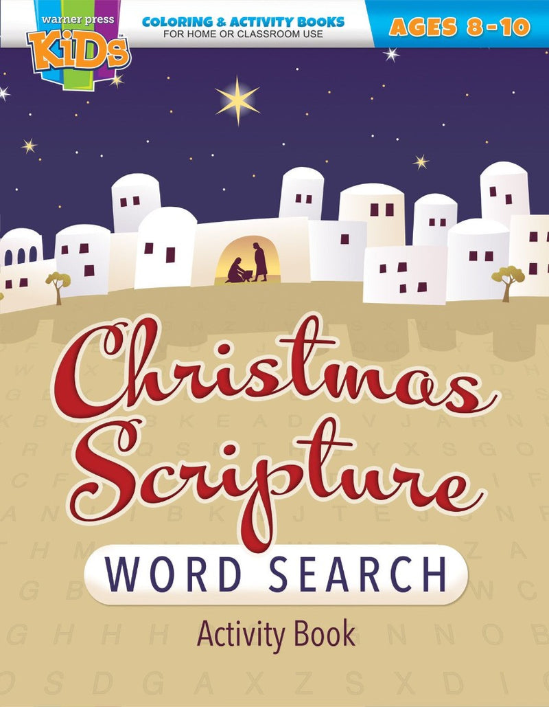 Christmas Scripture Word Search Activity Book