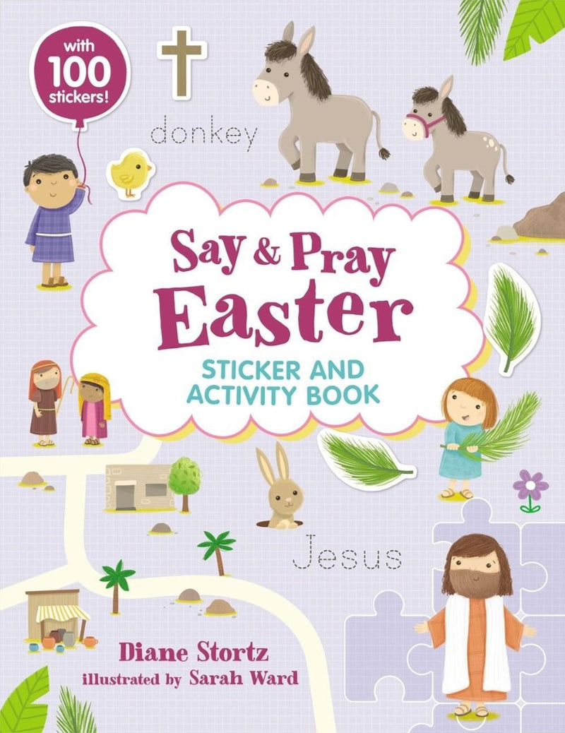 Say and Pray Bible Easter Sticker and Activity Book