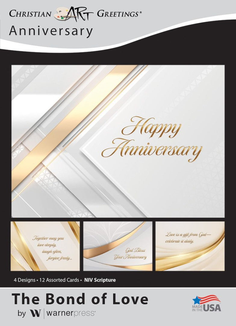 Bond of Love Anniversary Boxed Cards (box of 12)