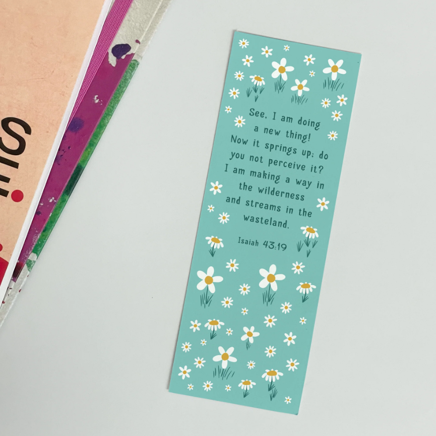 See I Am Doing A New Thing (Daisy) – Bookmark