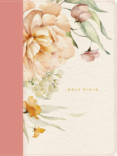 NLT Wide Margin Bible, Filament Edition, Dusty Pink