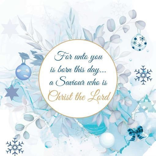 For Unto You is Born Christmas Cards (pack of 10) | Re-vived