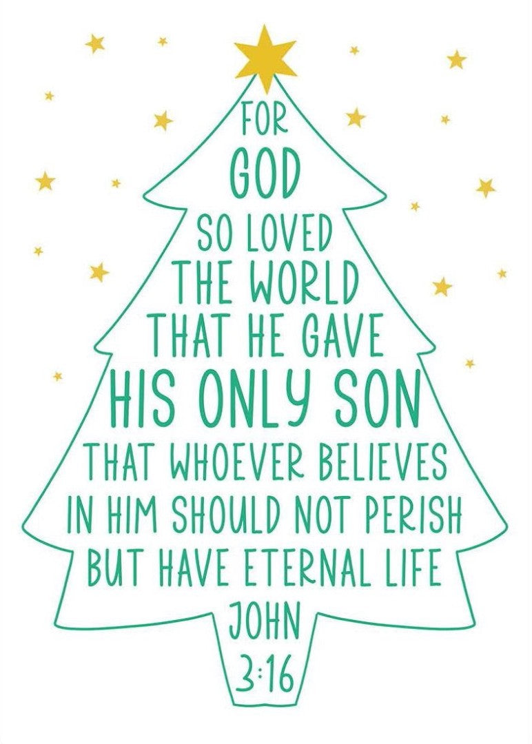 For God So Loved Christmas Cards (pack of 10)