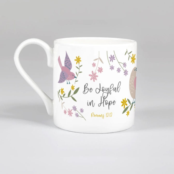 Joyful in Hope (Birds of Joy) Bone China Mug