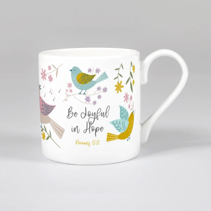 Joyful in Hope (Birds of Joy) Bone China Mug