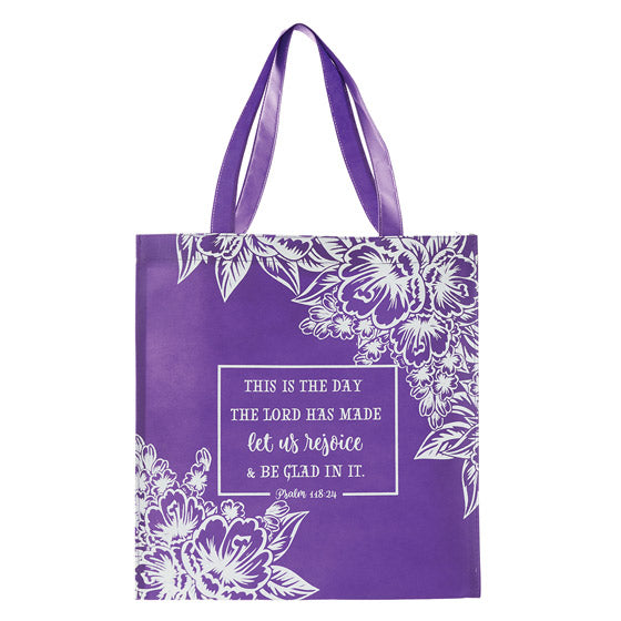 Let Us Rejoice Tote Bag