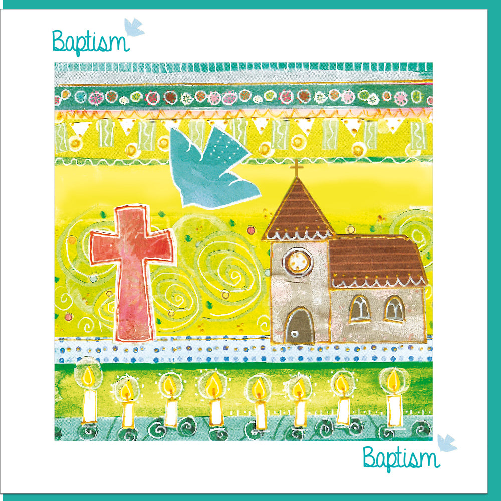 Baptism Church Greetings Card