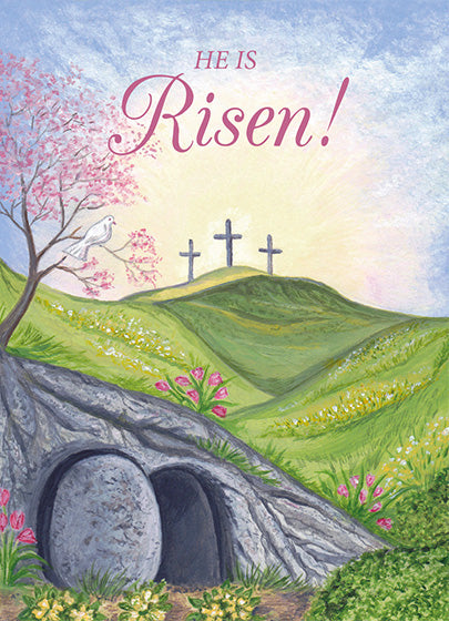 Easter Mini Cards: He Is Risen (Pack of 4)