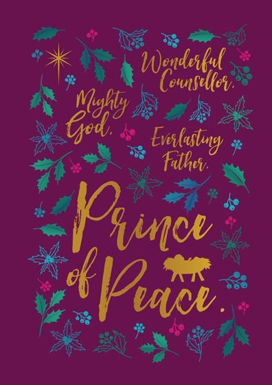 Prince/Peace Charity Christmas Cards pack of 10)