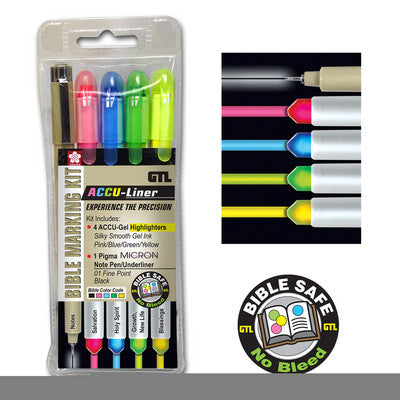 ACCU-Liner Bible Marking Kit (4 colour)