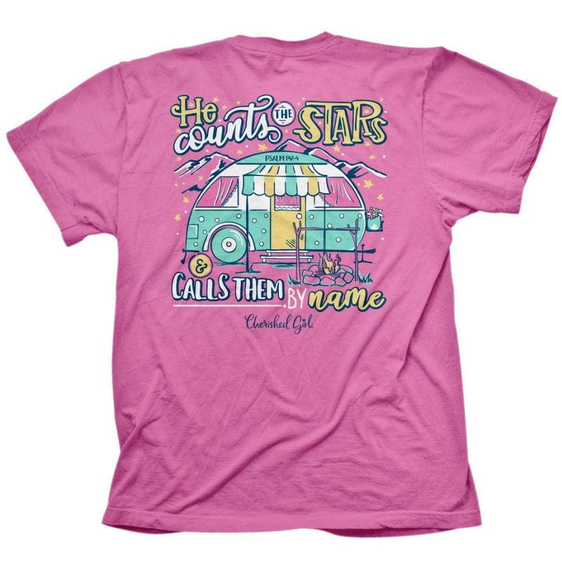 Star Camper Cherished Girl T-Shirt, Medium - Re-vived