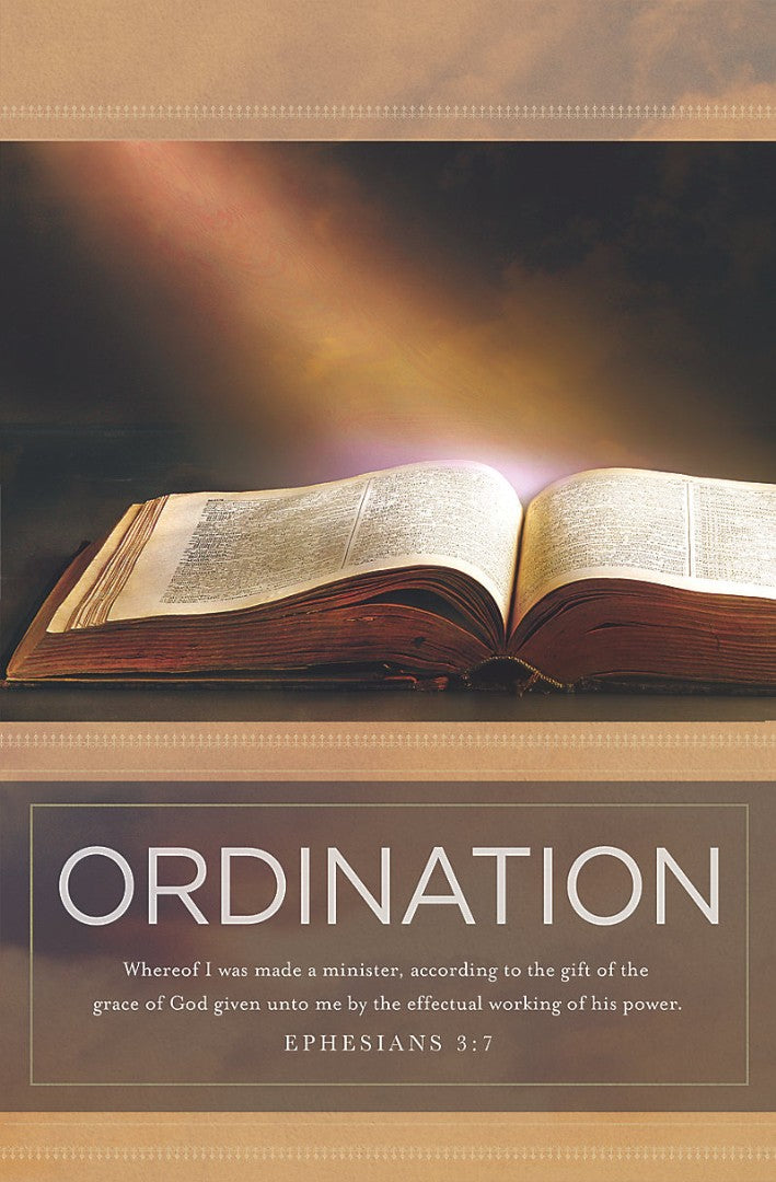 Ordination Bulletin (Pack of 100) - Re-vived