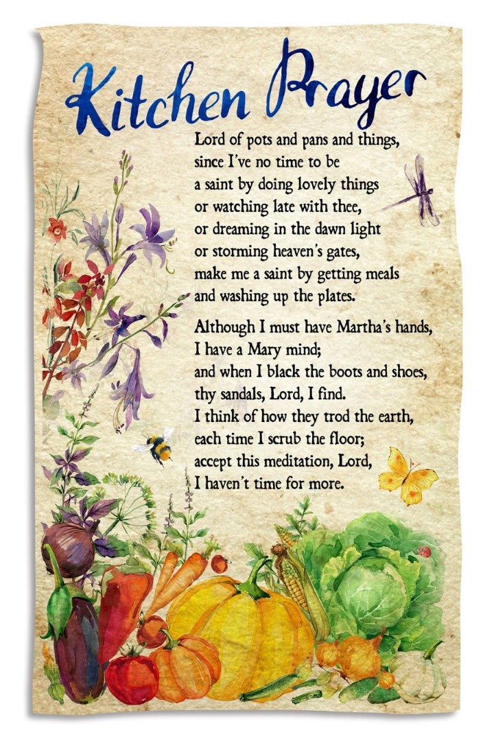 Kitchen Prayer Tea Towel - Re-vived