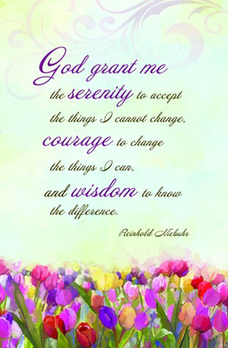 Serenity Prayer Inspirational Bulletin (pack of 100)