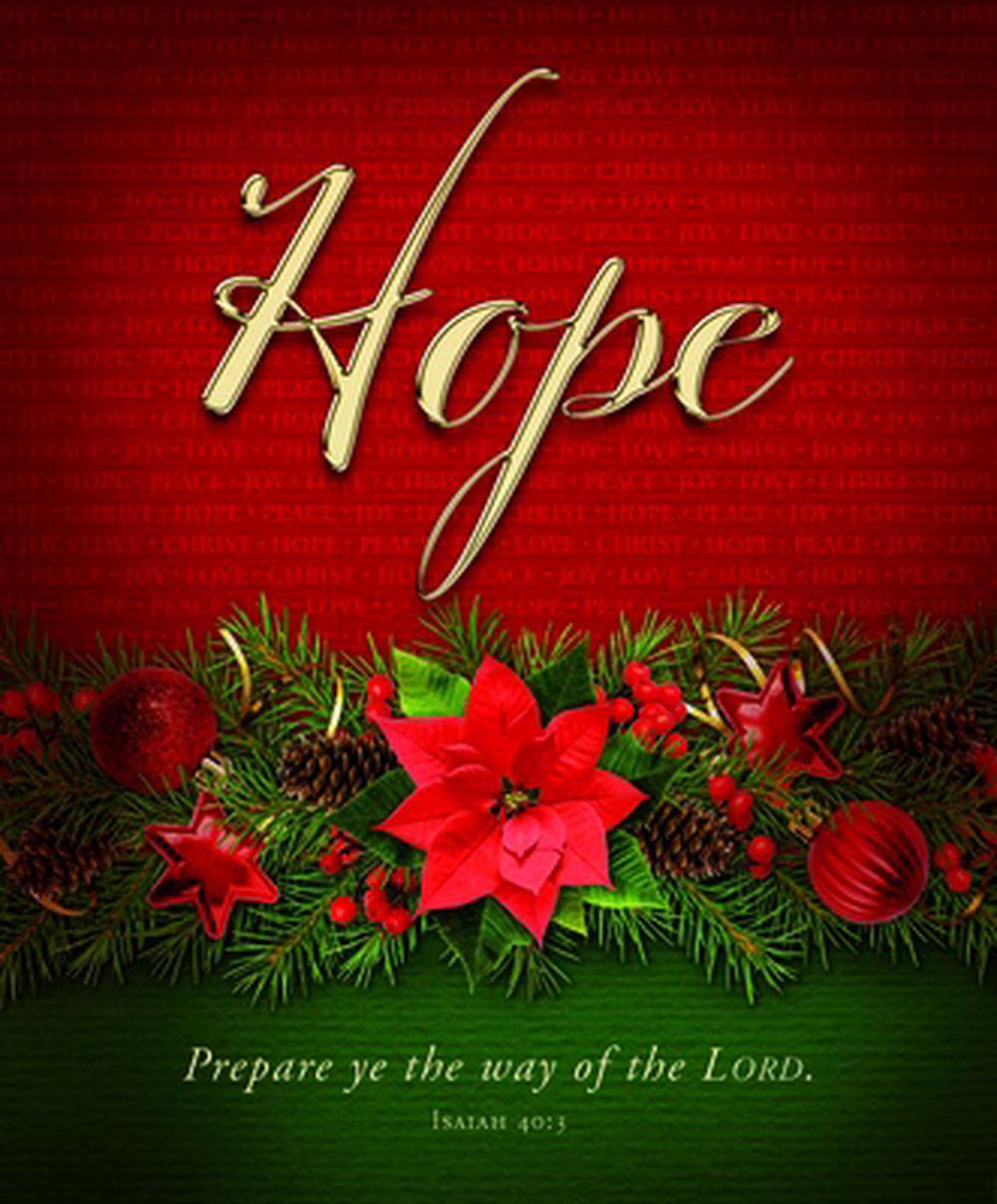 Hope Advent Large Bulletin (pack of 100)