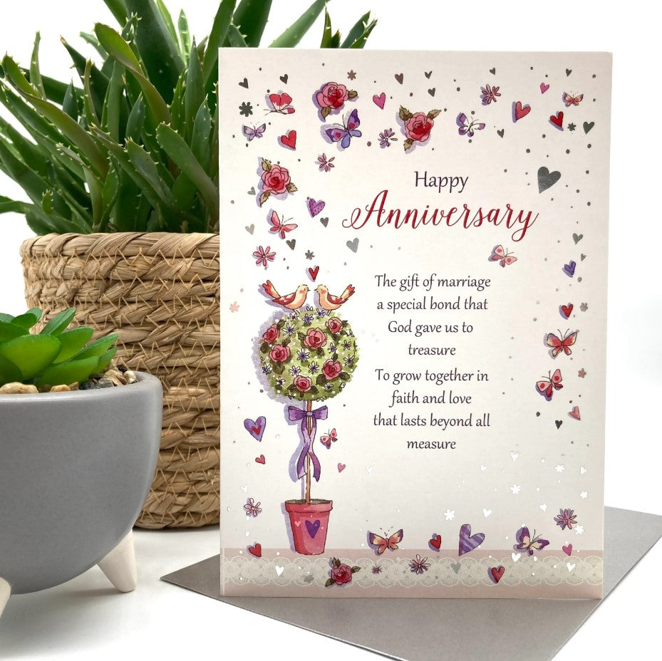 Love Tree Anniversary Card