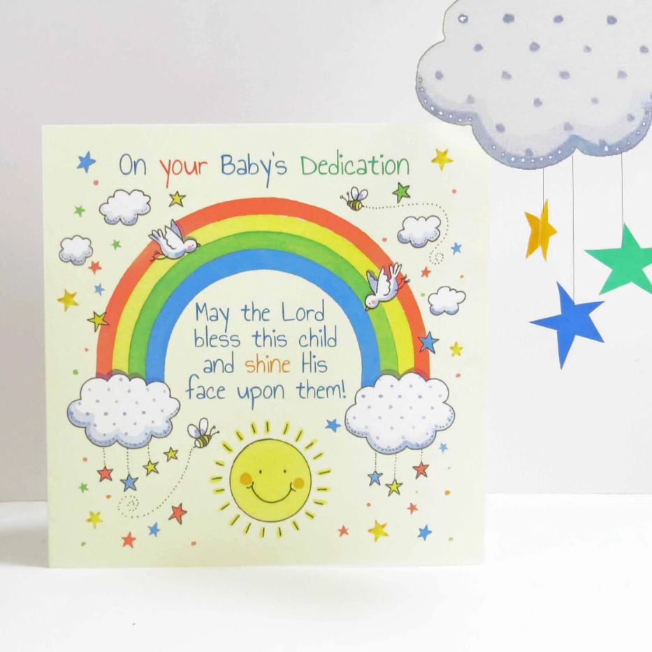 Rainbow Dedication Card