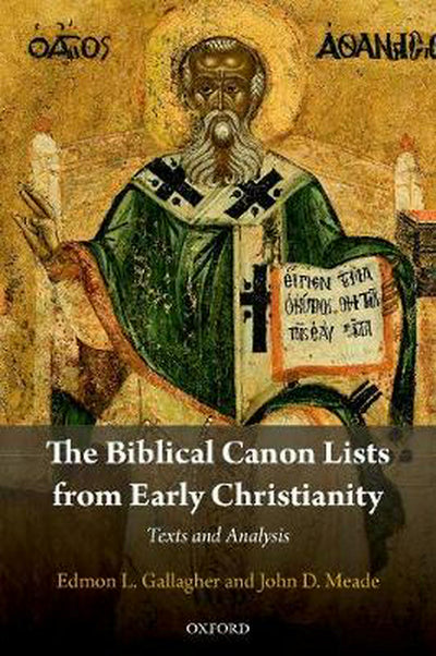 The Biblical Canon Lists from Early Christianity - Re-vived