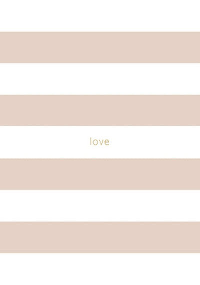 A5 Notebook Pink Striped - Re-vived