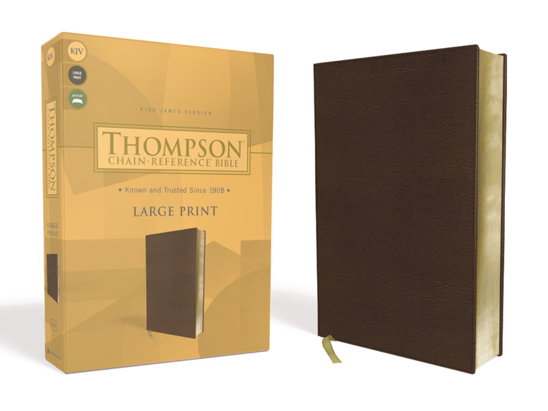 KJV Thompson Chain-Reference Bible, Large Print, Brown