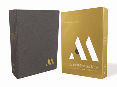 NKJV Ancient-Modern Bible, Gray, Comfort Print - Re-vived