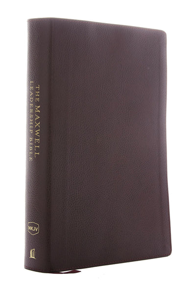 NKJV Maxwell Leadership Bible, Burgundy, Comfort Print - Re-vived