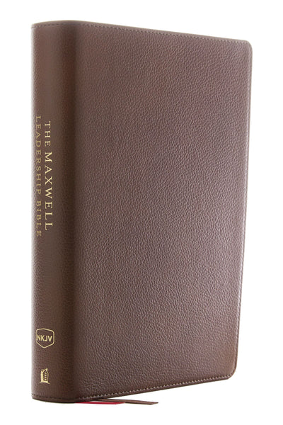 NKJV Maxwell Leadership Bible, Brown, Comfort Bible - Re-vived