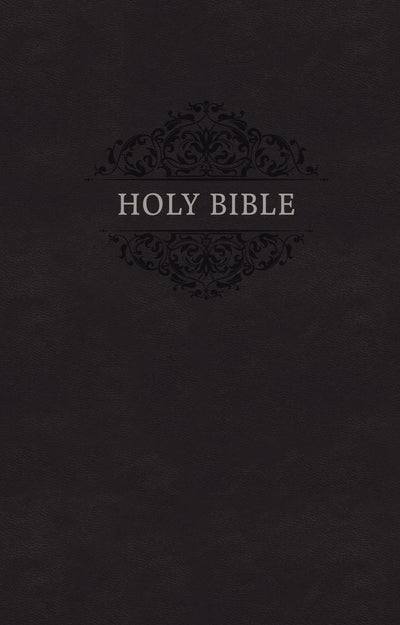 NKJV Holy Bible, Leathersoft, Black, Comfort Print - Re-vived